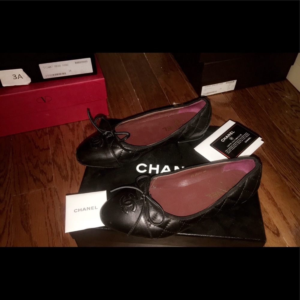 Chanel ballet flats